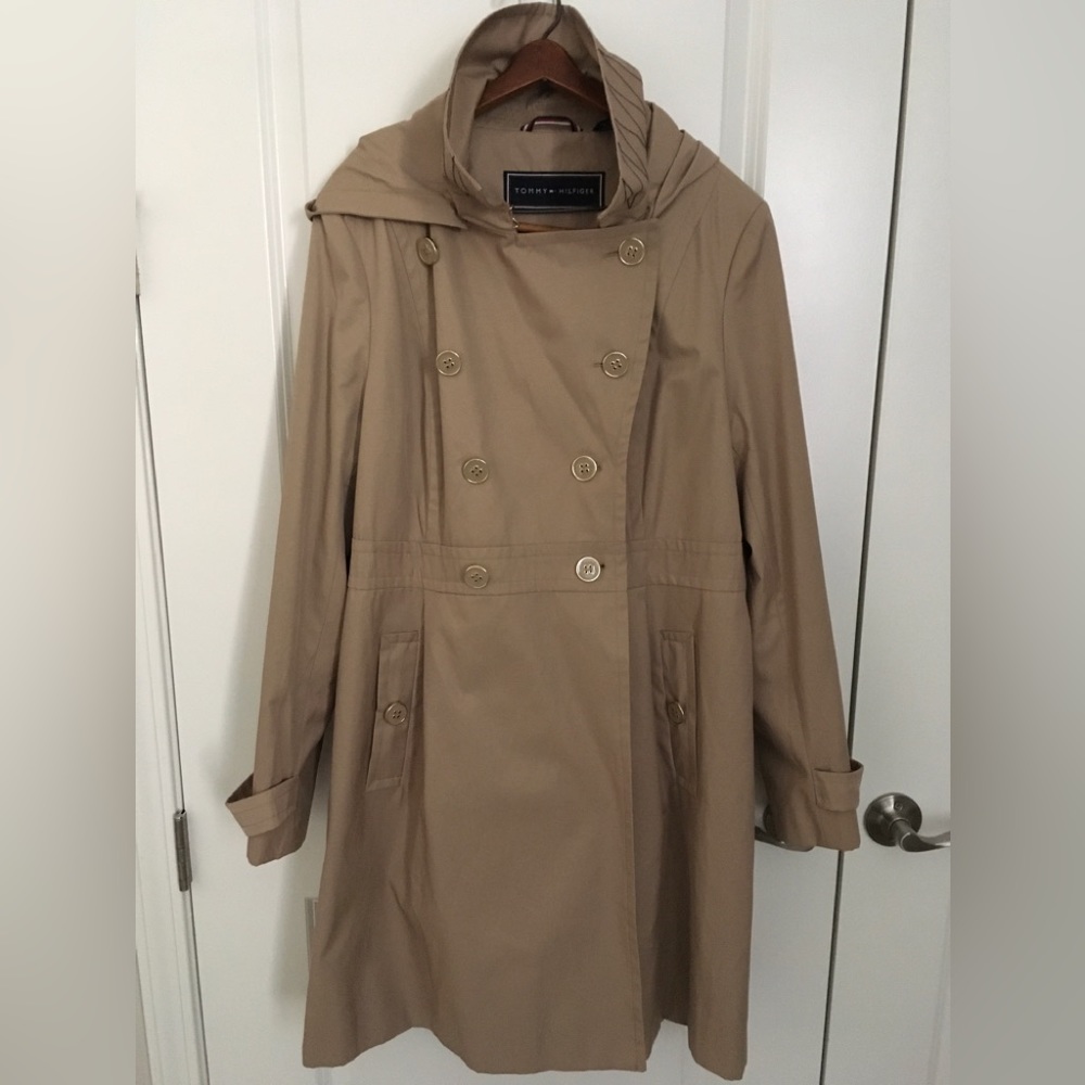 Tommy Hilfiger double breasted raincoat